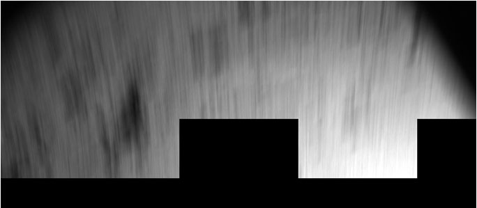 Philae's blurred view during its first bounce from the surface of Comet 67P/Churyumov–Gerasimenko on 12 November 2014. The image was taken by the CIVA imaging system on the lander. Credit: ESA/Rosetta/Philae/CIVA