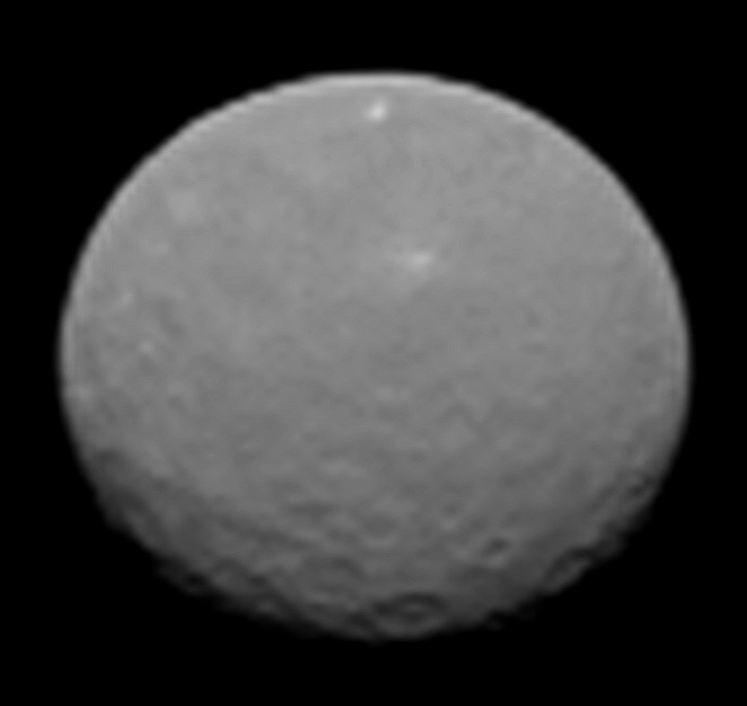 NASA’s Dawn spacecraft took this image on approach to Ceres on Feb. 4, 2015 at a distance of about 90,000 miles (145,000 km). Credit: NASA/JPL-Caltech/UCLA/MPS/DLR/IDA