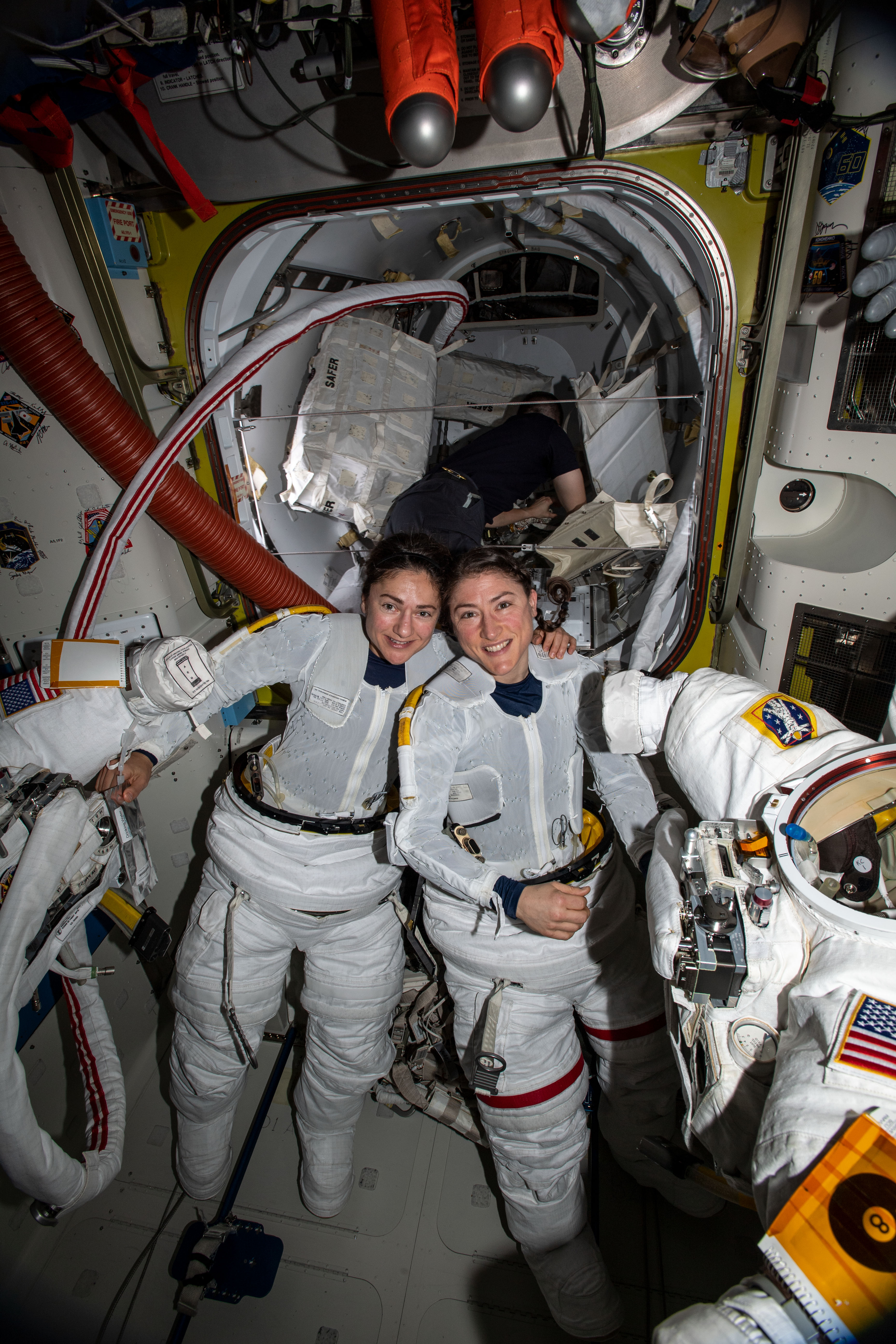 Koch And Meir Complete Historic First All Female Spacewalk Rocketstem