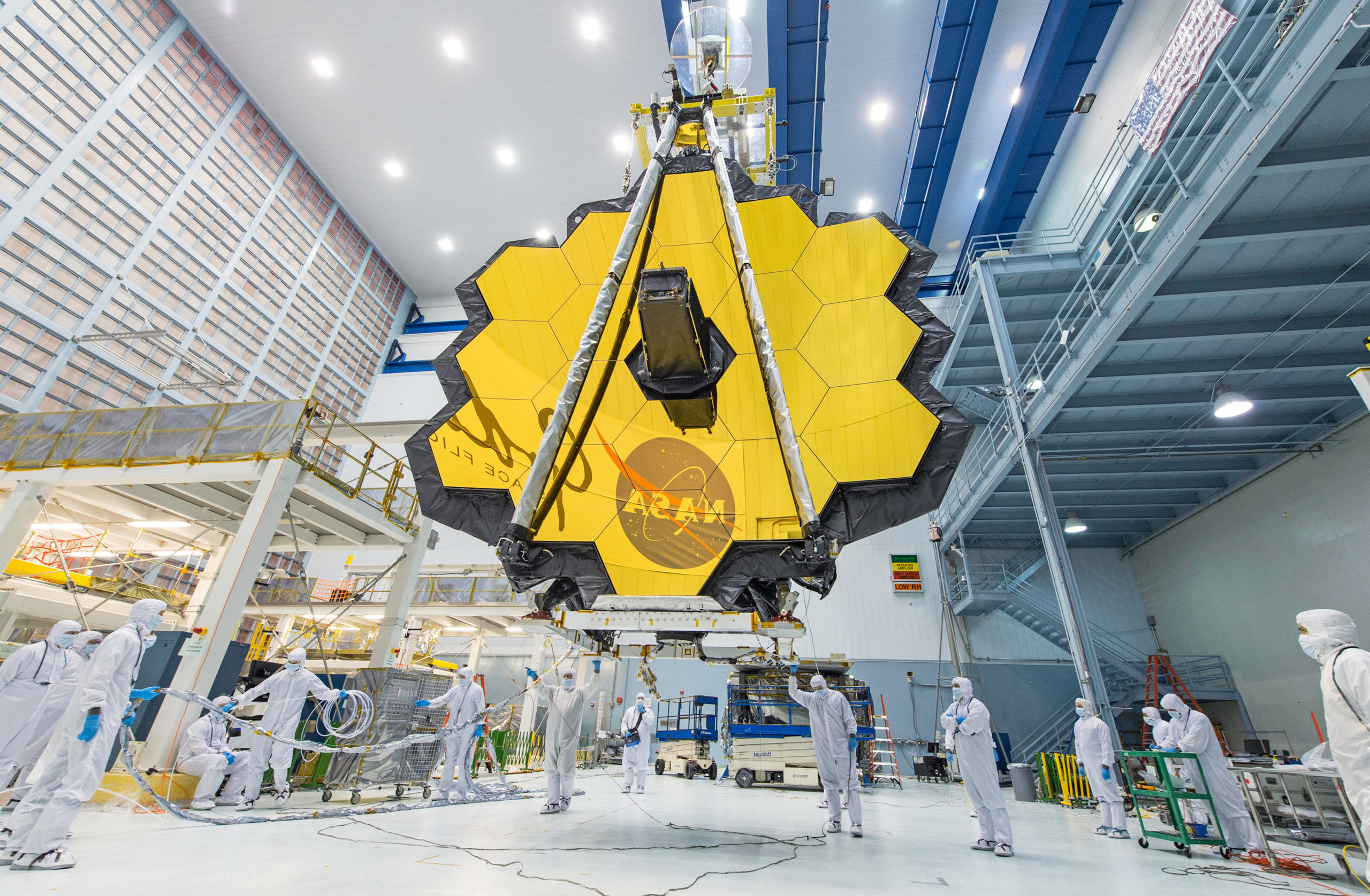 James Webb Space Telescope being tested on Earth